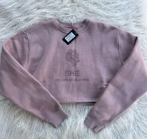 Darc Sport SHE Wolves Worldwide Crewneck Mauve Size Small thumbnail 1