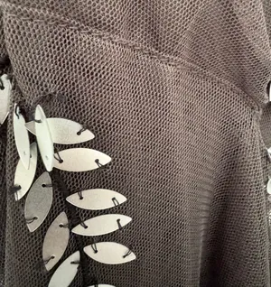 Free People Embellished Tulle Mini Dress, Size S thumbnail 9