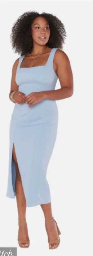 Beautiful New Show Me Your Mumu Eden Crepe MIDI thumbnail 1