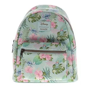 NWT Loungefly x Disney Lilo & Stitch Tropical Friends Floral Mini Backpack thumbnail 1