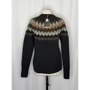 NWT!! ROYAL ROBBINS Rockcraft Merino Wool Fair Isle Crew Neck Sweater Small thumbnail 8