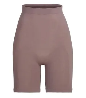 SKIMS Sculpting Above the Knee Shorts in Umber Size XX-Small/X-Small thumbnail 7