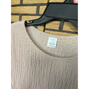 Time And Tru Tan Textured Midi‎ Tank Maternity Dress Size Medium thumbnail 6