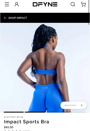 DFYNE Impact Sports Bra Peach Sorbet thumbnail 4