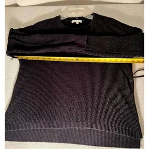 Madewell Black Pullover Sweater Size Medium thumbnail 4