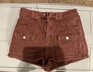 SheIn Brown shorts thumbnail 1