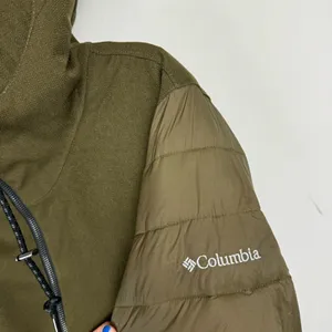 Columbia Boundary Bay Hybrid Jacket Sz Medium Womens Army Olive Green thumbnail 7