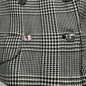 Augustus by Andrew Morgan houndstooth Blazer Jacket 90's Vintage Academia Size 6 thumbnail 7