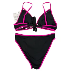 Cupshe Large Bikini Swim Top Bottoms V-Neck Adjustable Straps Tie Back Padded thumbnail 6