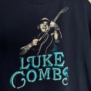 Luke Combs MOS Navy Interstate Tour‎ Tee Sz M Blue Size M thumbnail 2