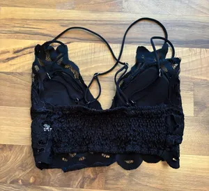 Bralette Bra Top Black thumbnail 2