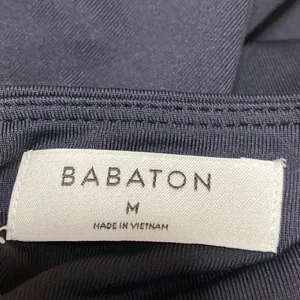 Aritzia Babaton Women's Black Sleeveless Racerback Thong Bodysuit Tank Top Sz M thumbnail 3