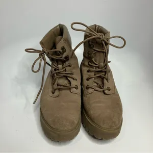 Timberland Carnaby Cool tan‎ suede lace up boots size 9 thumbnail 2