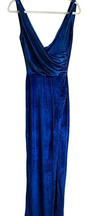ASOS ‎ Royal blue maxi dress sz 2 thumbnail 1
