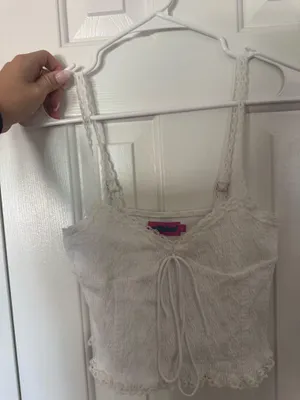 Edikted White Lace Top thumbnail 1