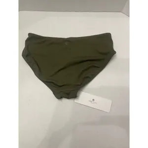 CRZ YOGA Mid Waisted Bikini Bottoms Dark Olive Size S (4-6) New With Tags thumbnail 4