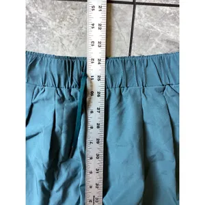 Halara NWOT Womens Teal Blue Active Pleated Shorts Elastic Waist Pockets Size S thumbnail 5