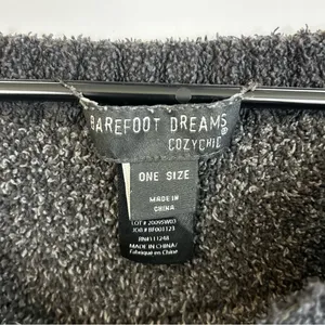 Barefoot Dreams CozyChic Coastline Grey Pullover Poncho One Size thumbnail 8