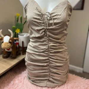 Nude dress Tan thumbnail 2