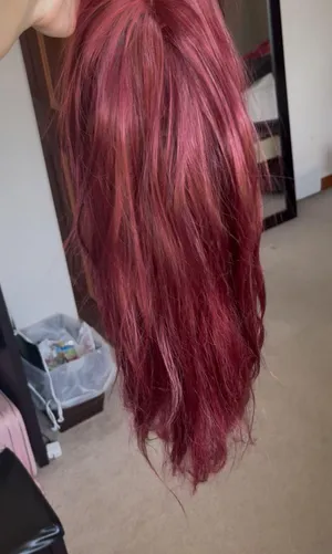 Long red wig Size undefined thumbnail 1