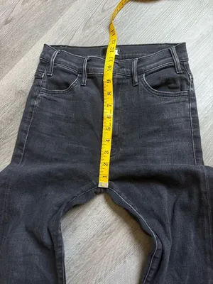 MOTHER The Hustler Ankle Fray Jeans Washed Black 27 Waist thumbnail 8