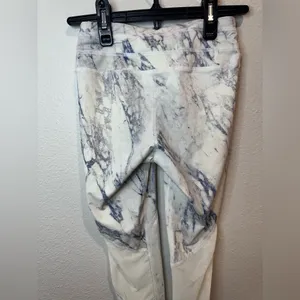 Varley Women’s Performance Windsor Tight Teal‎ Marble Leggings Size XXS thumbnail 8