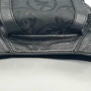 Michael Kors‎ Black Leather Crossbody Bag Womens Small Gold Hardware Y2K Chic thumbnail 11