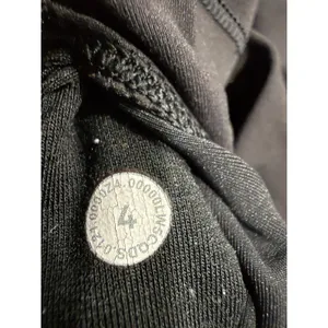 Lululemon Women Black High Rise Graphic Logo Leggings Size 4 Teal Accent thumbnail 6