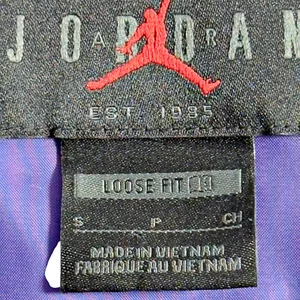 Nike Air Jordan Loose Fit Purple Quilted Puffy Gilet Vest Jump Man thumbnail 6