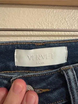 Vervet Women's Boyfriend Button-Fly Jeans - Blue thumbnail 2