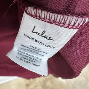 Lulus Event Ready Burgundy Backless Lace-Up Maxi Dress Chiffon Formal Medium NWT thumbnail 8