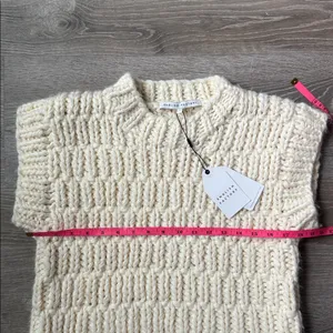 NEW Anthropologie English Factory Chunky Sweater Vest Small thumbnail 8