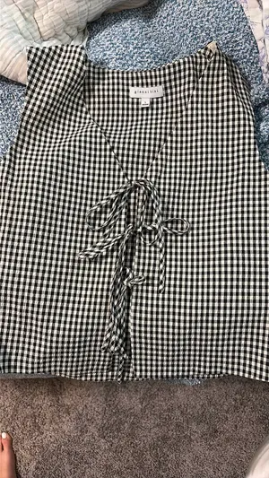 Gianni Bini 2 pc gingham set  thumbnail 2