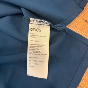 Figs Limited Edition Sz L Deep Reef Blue Technical Collection Scrub Top 1000211 thumbnail 4
