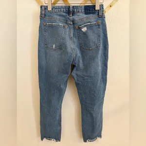 Abercrombie & Fitch The Mom High Rise Curve Love Distressed Jeans 26 2 thumbnail 6