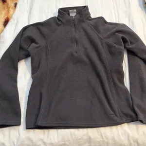 Patagonia Capilene Quarter Zip Fleece Pullover Charcoal Gray Womens‎ Medium thumbnail 3
