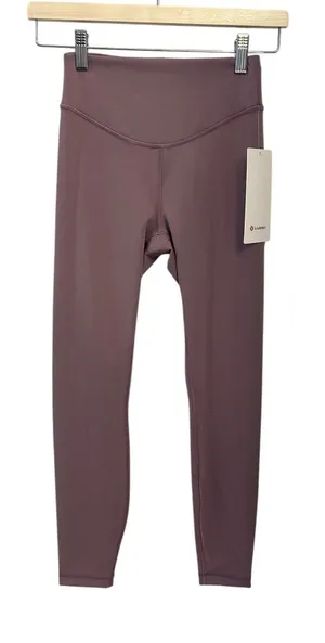 Lululemon Wunder Under SmoothCover High-Rise Tight 25" lavander lux Size 4 NWT thumbnail 1