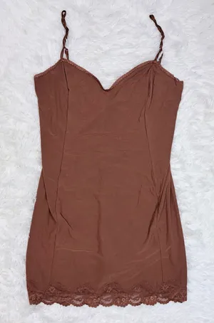 Princess Polly Lace Brown Mini Dress thumbnail 1