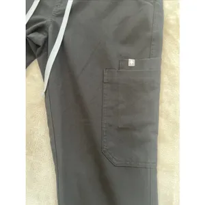 FIGS YOLA‎ Scrub Pants Women's XS Black Straight Leg Technical Collection thumbnail 4