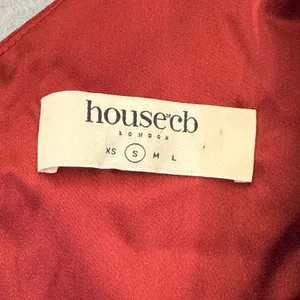 House of CB Caprice Red One Shoulder Long Sleeve Mini Dress SB5802 Womens Size S thumbnail 2