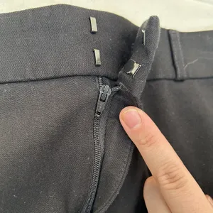 Banana Republic Sloan Fit Ankle Dress Pants sz 8 Black Work career academia thumbnail 3