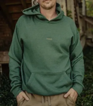 New Tribe Kelley Butter Hoodie Unisex Costal Country Side Pine Green Small thumbnail 1
