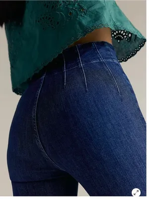 We The Free Jayde Flare Jeans Super High Rise Retro Inspired Size 26 thumbnail 7