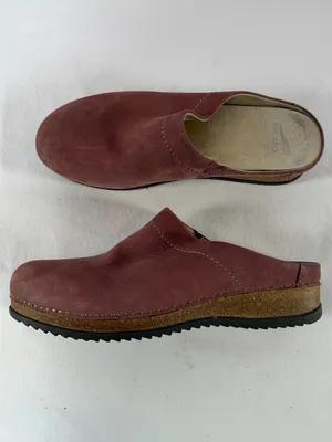 Dansko Mariella Milled Nubuck Leather Mules in Rose Pink Size 10.5-11 or 41‎ thumbnail 2