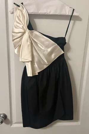 Vintage Short Dress Black Size 00 thumbnail 1