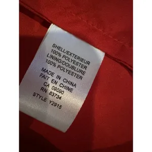 LINEA DOMANI Dress Orange-Red Hawaiian Resort Maxi V-neck Sleeveless Size 10 thumbnail 5