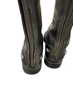 Ariat Heritage wms black leather Knee equestrian riding boots sz 5 SKU 10-797 thumbnail 15