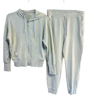 Old Navy Jogger Set Sz S/M Seafoam Green thumbnail 1