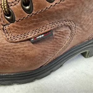 Timberland Pro Series Work Boots Womens 7W Brown Leather Titan 6" Safety Toe New thumbnail 3