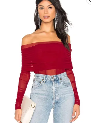 Majorelle Off The Shoulder Top thumbnail 4